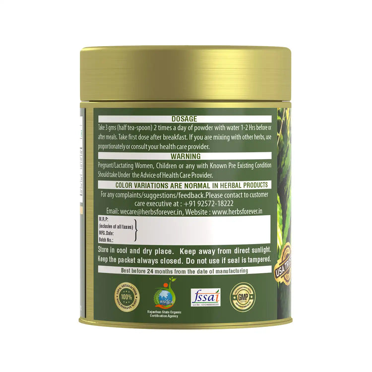HerbsForever Ashoka Powder Saraca Indica | Supports Women's Health, Non-GMO, Vegan,100g | 100% Natural Herbal Supplement for Wellness & Vitality