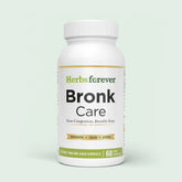 Herbsforever Bronk Care 800 mg Capsules | 60 Veg Capsules | Ayurvedic Respiratory Support Supplement | Helps Support Clear Breathing, Lung Health & Seasonal Wellness