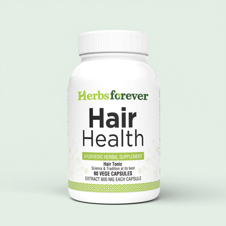 Herbsforever Hair Health Capsules Hair Supplement Promotes Hair Health 90 Capsules 800 Mg Each