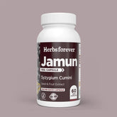 Herbsforever Jamun (Syzygium cumini) Seed capsules – Ayurvedic Metabolic & Digestive Support – 100% Pure.