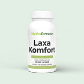 HerbsForever Laxa Komfort | Natural Herbal Supplement for Digestive Support & Gut Health | Gentle Bowel Cleanse & Regularity | 60 Capsules 750 Mg Each