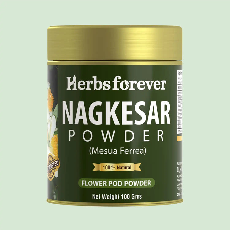 HerbsForever Nagkesar Powder Mesua Ferrea Support Healthy Respiratory System Non GMO, Vegan 100 GMS