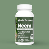 Herbsforever Neem Capsules Azadirachta Indica Skin Supplement 60 Vege Capsules 800 mg each
