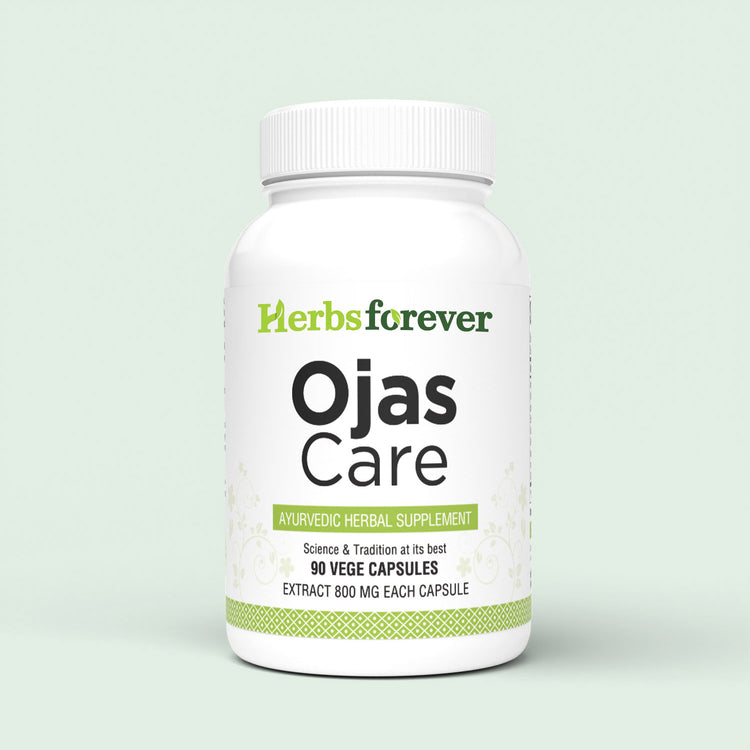 Herbsforever Ojas Care Capsules Nutritional Supplement Promotes Body Energy 90 Capsules 800 Mg Each