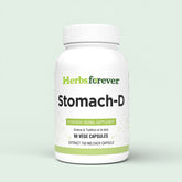 Herbsforever Stomach-D Capsules AbdomenSupplement Promotes Healthy Digestion 90 Capsules 750 Mg Each