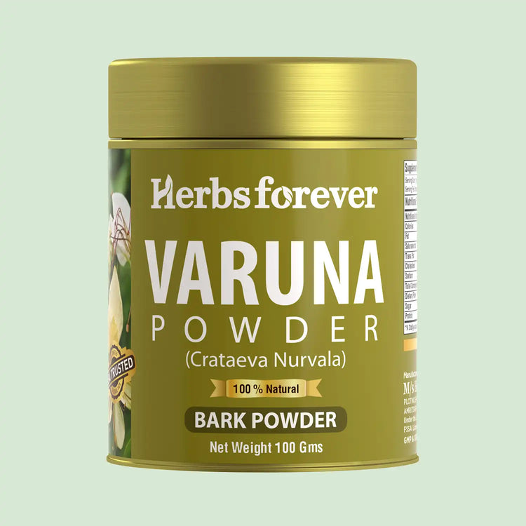 HerbsForever Varuna Crataeva Nurvala Powder 100g Non-GMO, Vegan Extract for Bladder and Kidney Function Support, Promotes Natural Balance and Wellness