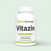Herbsforever Vitazin Capsules Ayurvedic Herbal Supplement Supports Energy & Performance Provides Physical and Mental Strength 90 Vege Capsules 500 Mg Each