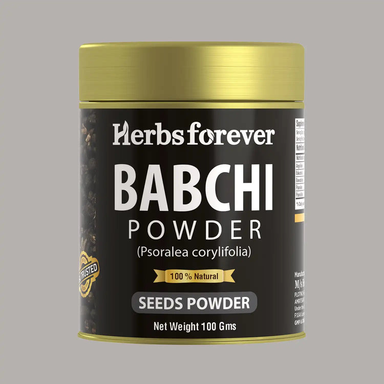 HerbsForever Babchi Powder 100g – Pure Psoralea Corylifolia Churna – Traditionally Used for Skin & Wellness Support – Non-GMO, No Additives – External & Internal Use – Lab Tested