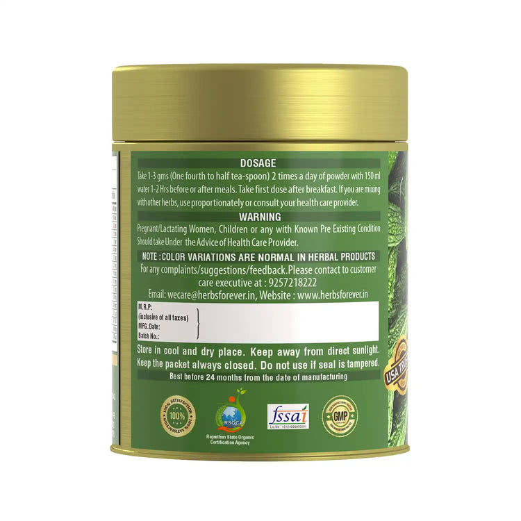 HerbsForever Bitter Melon Powder (Karela Powder) | Rich in Vitamin C, Non-GMO | Natural Superfood for Overall Wellness, 100% Pure, Plant-Based Vegan, 100 GMS
