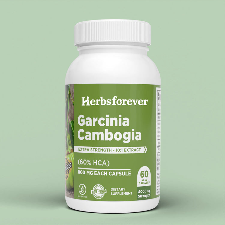 Herbsforever Garcinia Cambogia Health Supplement 90 Vege Capsules 800 Mg Each