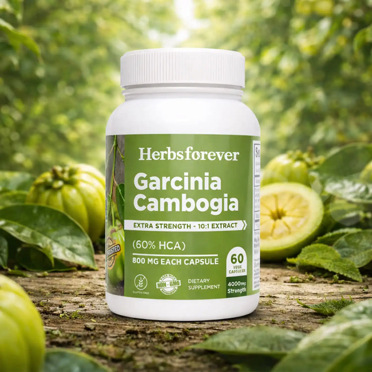Herbsforever Garcinia Cambogia Health Supplement 90 Vege Capsules 800 Mg Each