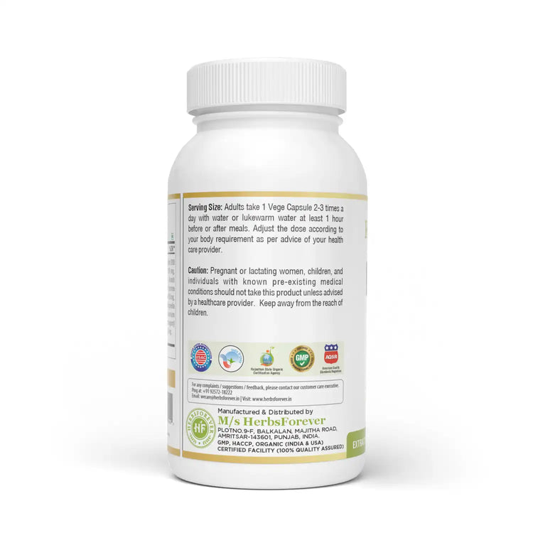 Herbsforever Lacto Health 750 mg Capsules | 60 Veg Capsules | Ayurvedic Postnatal Support Supplement | Supports Lactation, Strength & Recovery for New Mothers