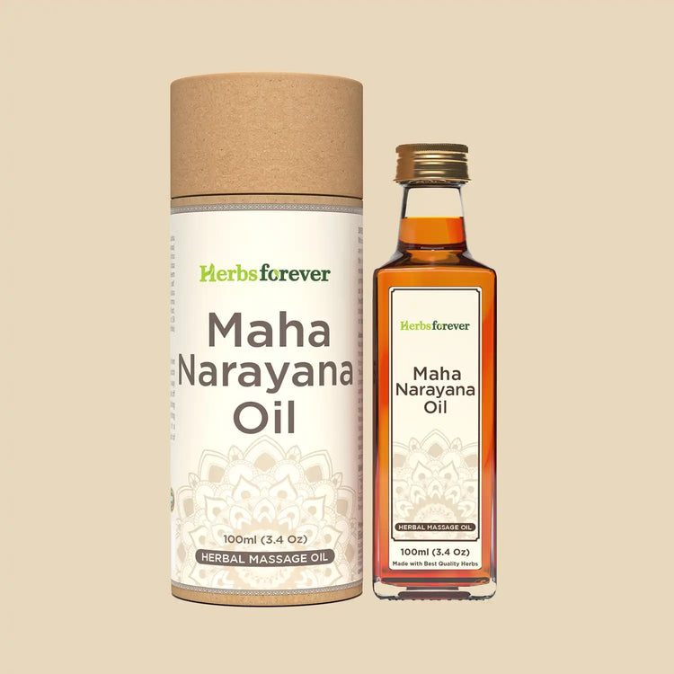 HerbsForever Maha Narayan Oil Authentic Ayurvedic Massage Oil Cold Pressed Premium Oil Non GMO, Vegan  100 ml HerbsForever Maha Narayan Oil Authentic Ayurvedic Massage Oil Cold Pressed Premium Oil Non GMO, Vegan  100 ml