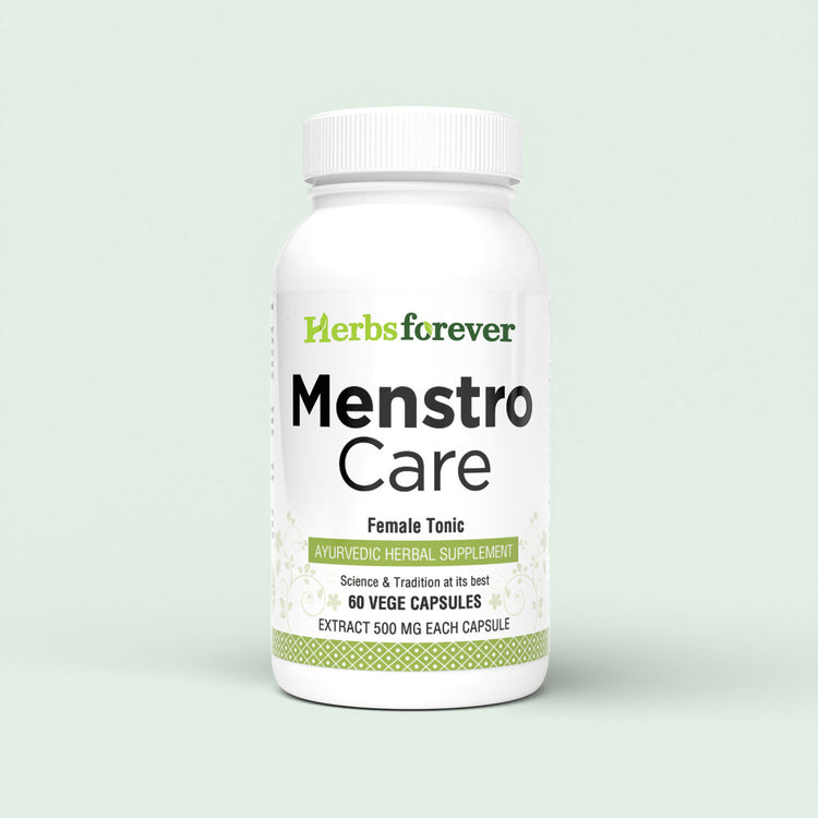 Herbsforever Menstro Care Capsules Women Supplement Promotes Women Comfort 60 Capsules 500 Mg Each