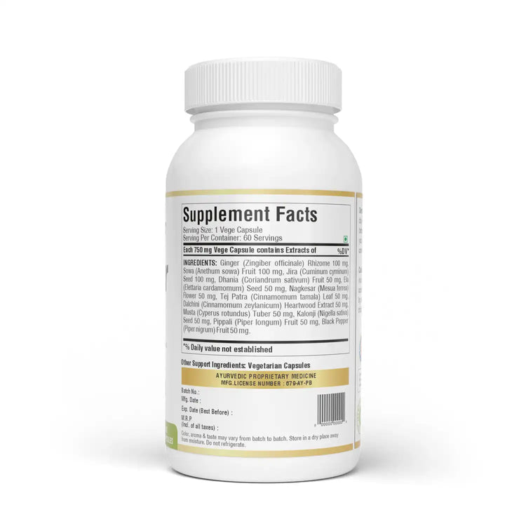 Herbsforever Mother Health 750 mg Capsules | 60 Veg Capsules | Ayurvedic Postnatal Digestive & Wellness Support | Helps Support Digestion, Energy & Recovery After Delivery