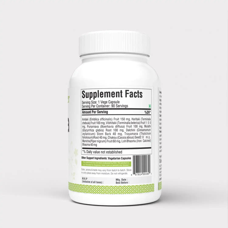 Herbsforever Optica Capsules Eye Supplement Promotes Eye Health 90 Capsules 750 Mg Each