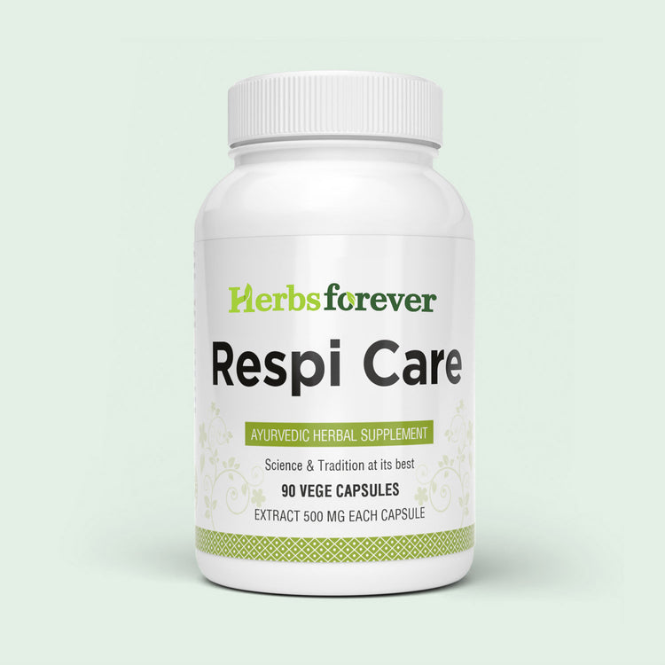 Herbsforever Respi Care Capsules Respiratory Care Supplement Promotes Lungs Health 90 Vege Capsules