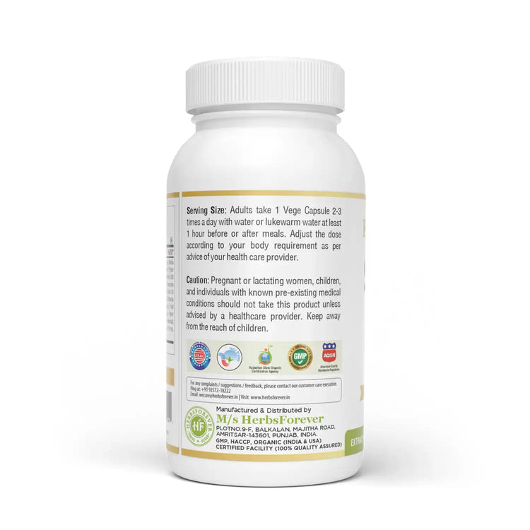 Herbsforever Sheet Pitta 800 mg Capsules | 60 Veg Capsules | Ayurvedic Skin & Cooling Support Supplement | Helps Support Skin Comfort, Pitta Balance & Overall Wellness