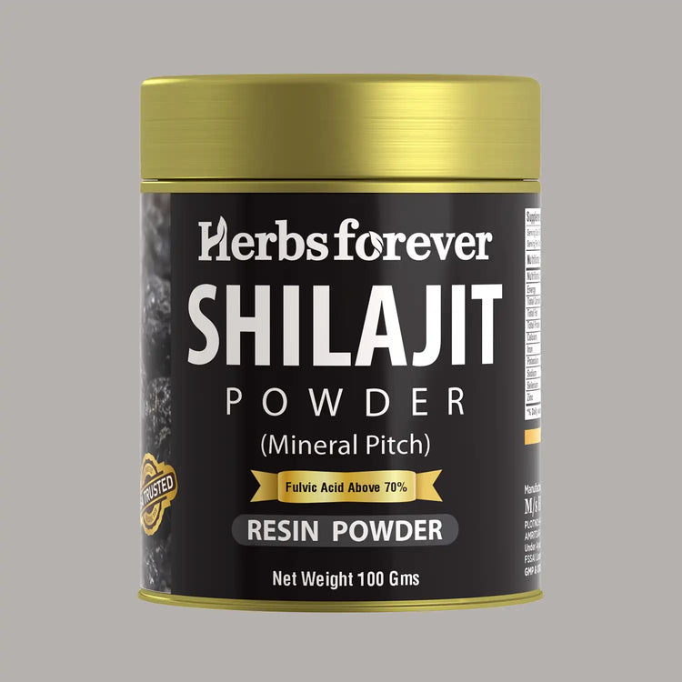Herbsforever Shilajit Powder Mineral Pitch Antioxidant General Wellness Concentrated Extract 6:1 8.11 oz 100 GMS.