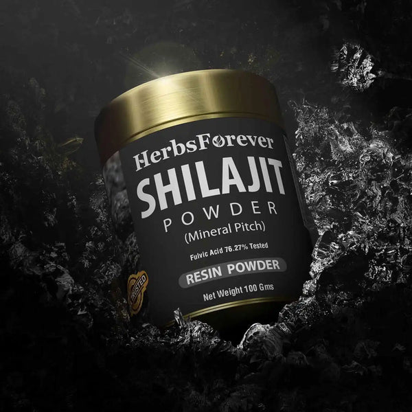 Herbsforever Shilajit Powder Mineral Pitch Antioxidant General Wellness Concentrated Extract 6:1 8.11 oz 100 GMS.