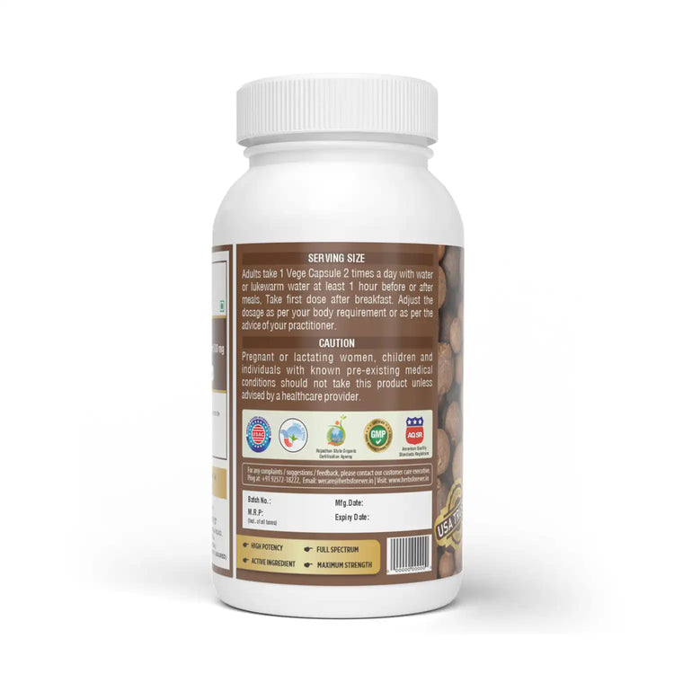 Herbsforever Vidhanga (Embelia ribes) Fruit Powder Capsules – Ayurvedic Digestive & Gut Support – 100% Pure.